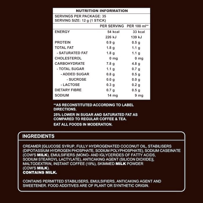 SUPER Zero Sugar Added Instant 2in1 Coffee, 35 sticks (Expiry: May 2027) - Image 2