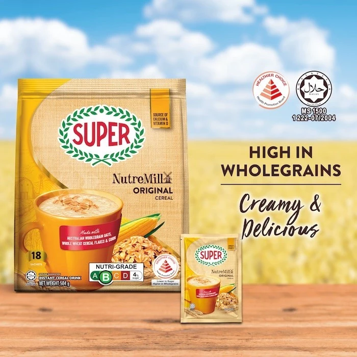 SUPER NutreMill Original Instant 3in1 Cereal Drink, 18 sachets (Expiry: Dec 2026) - Image 2