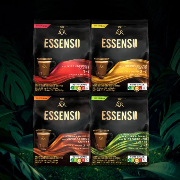 (Bundle of 4) L'OR ESSENSO with Microground Instant Coffee, 20 Sticks (Expiry: July 2026) - Image 3