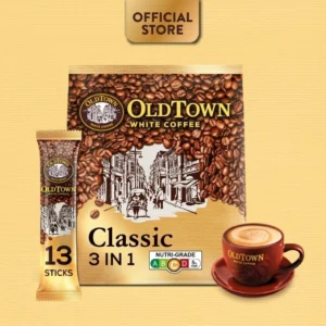 OLDTOWN Classic Instant 3in1 Premix White Coffee, 13 Sticks (Expiry: July 2026)
