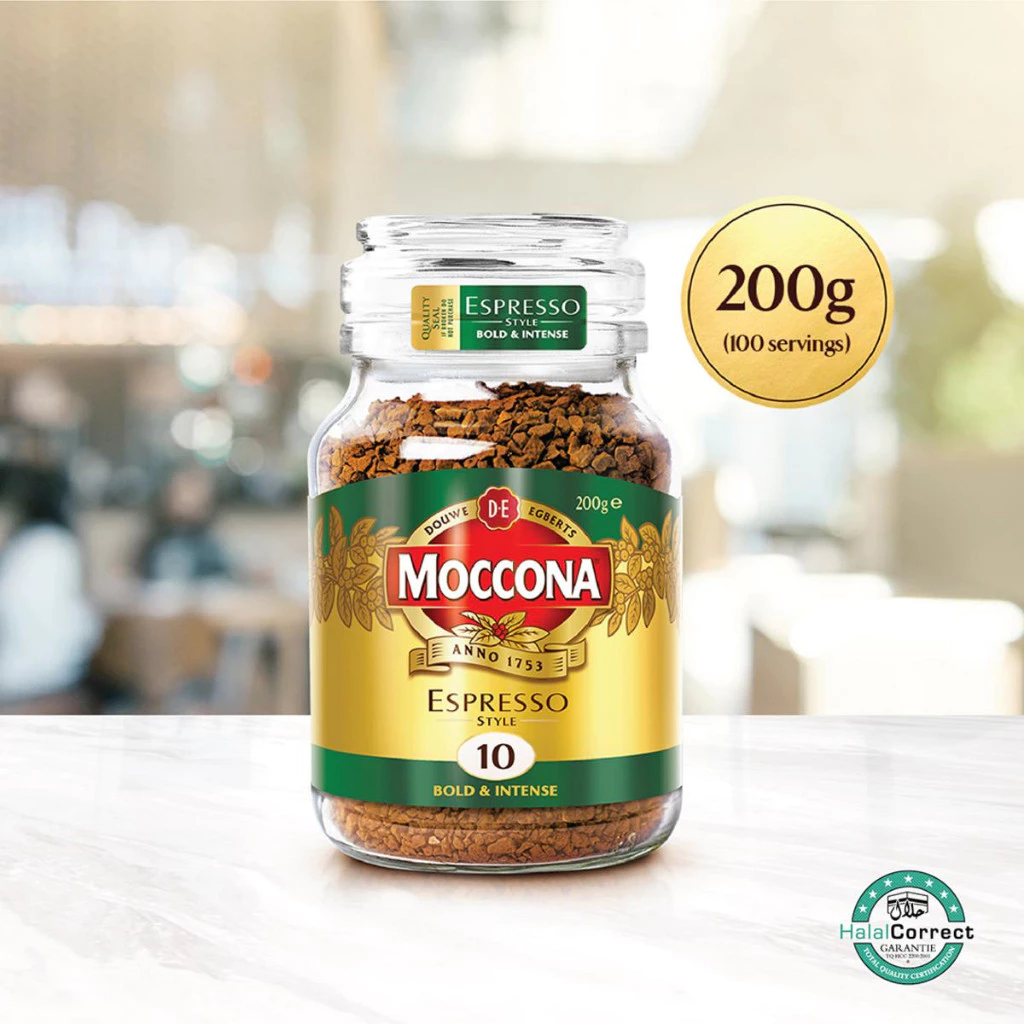 MOCCONA Espresso Style Intensity 10 Freeze Dried Instant Coffee, 200g (Expiry: Jan 2027) - Image 3