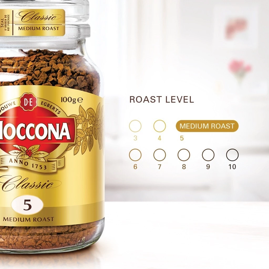 MOCCONA Classic Medium Roast Intensity 5 Freeze Dried Instant Coffee, 100g (Expiry: Feb 2027) - Image 4