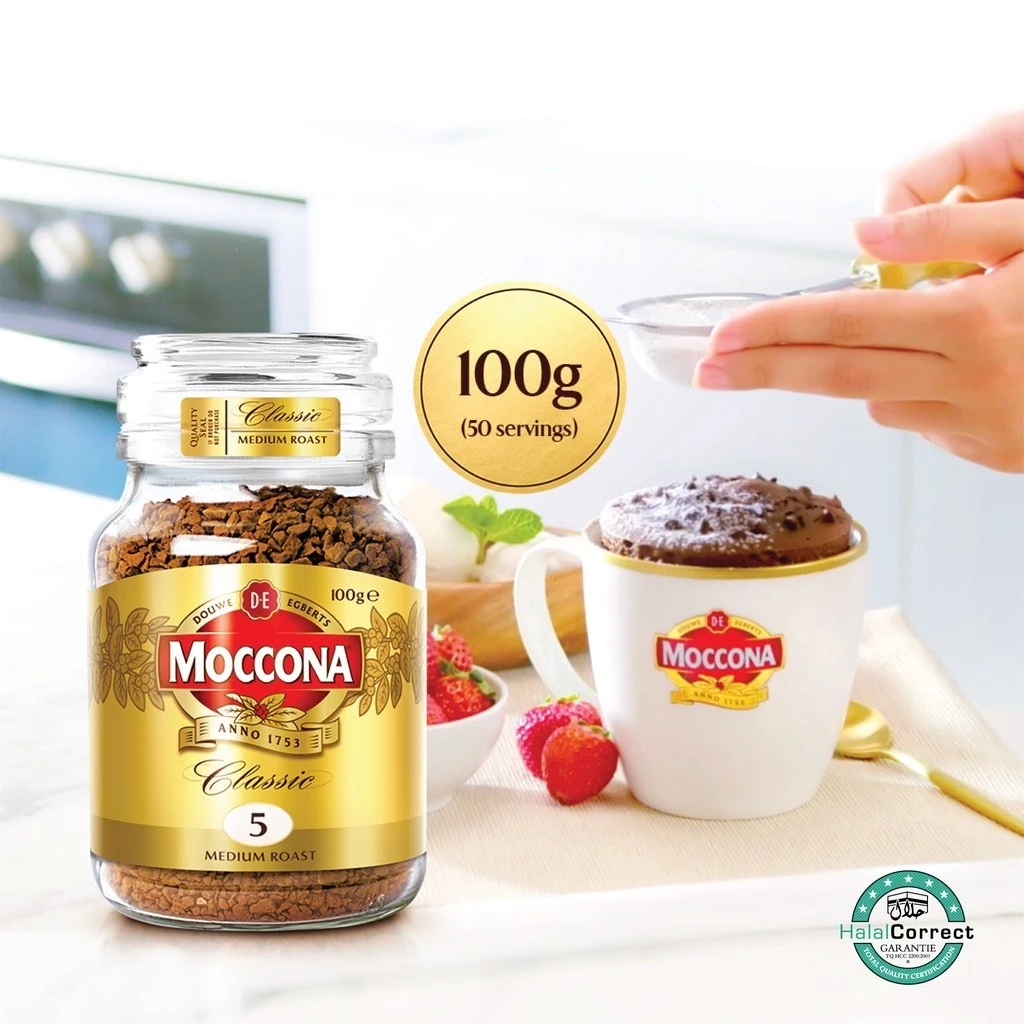 MOCCONA Classic Medium Roast Intensity 5 Freeze Dried Instant Coffee, 100g (Expiry: Feb 2027) - Image 5
