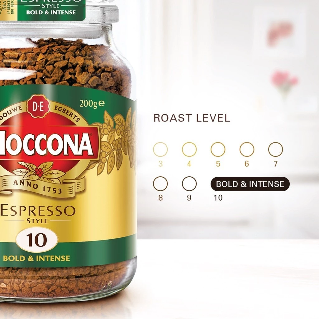 MOCCONA Espresso Style Intensity 10 Freeze Dried Instant Coffee, 200g (Expiry: Jan 2027) - Image 5