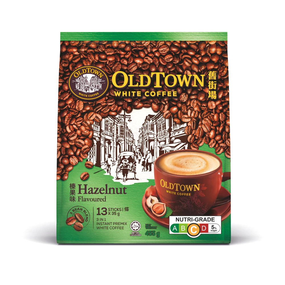 OLDTOWN Hazelnut Flavoured Instant 3in1 Premix White Coffee, 13 Sticks (Expiry: July 2026) - Image 8