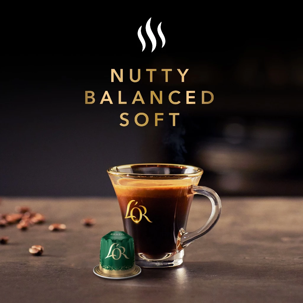 L’OR Espresso Brazil Intensity 8 Coffee Capsules- Compatible with Nespresso®* Original Coffee Machines, 10 capsules - Image 6